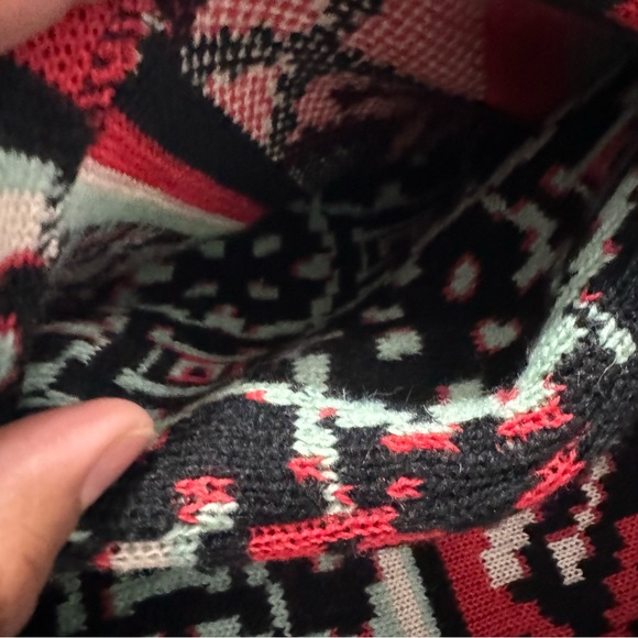 ANTHROPOLOGIE Aldomartins Alpine Cardigan Womens‎ Size 1X Wool Alpaca Fair Isle - Picture 7 of 8